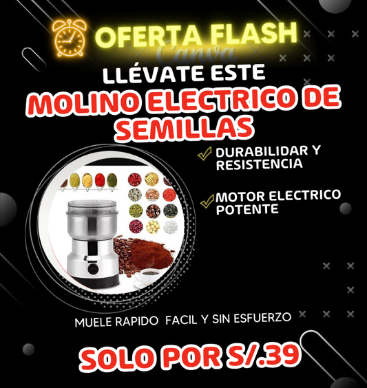 OFERTA Molinillo Electrico de semillas